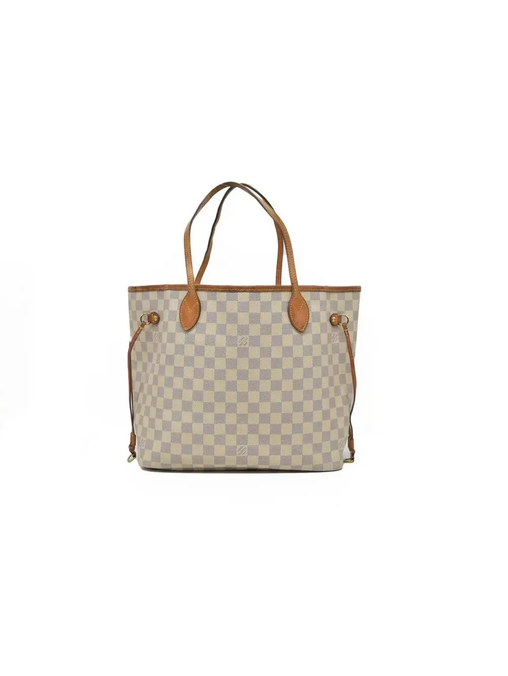 $2170 Louis Vuitton Damier Azur Neverfull MM AR0115